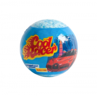 COOL RACER Шар бурлящий для ванны Бабл Гам для детей 3+ 120г